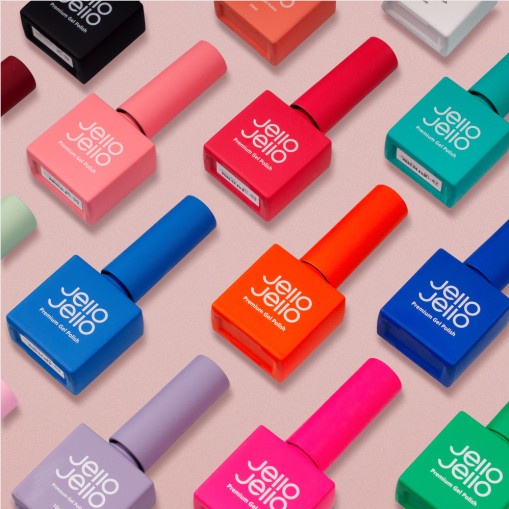 Sơn Móng Tay Jello Jello x Gel 47 Màu Neon Lấp Lánh