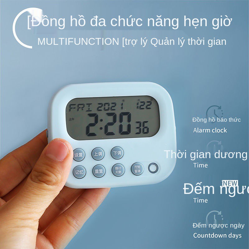 Hẹn giờ, đồng hồ bấm quản lý thời gian, nhắc nhở bài tập của học sinh, kỷ luật tập, báo thức đếm ngược, sử dụng kép