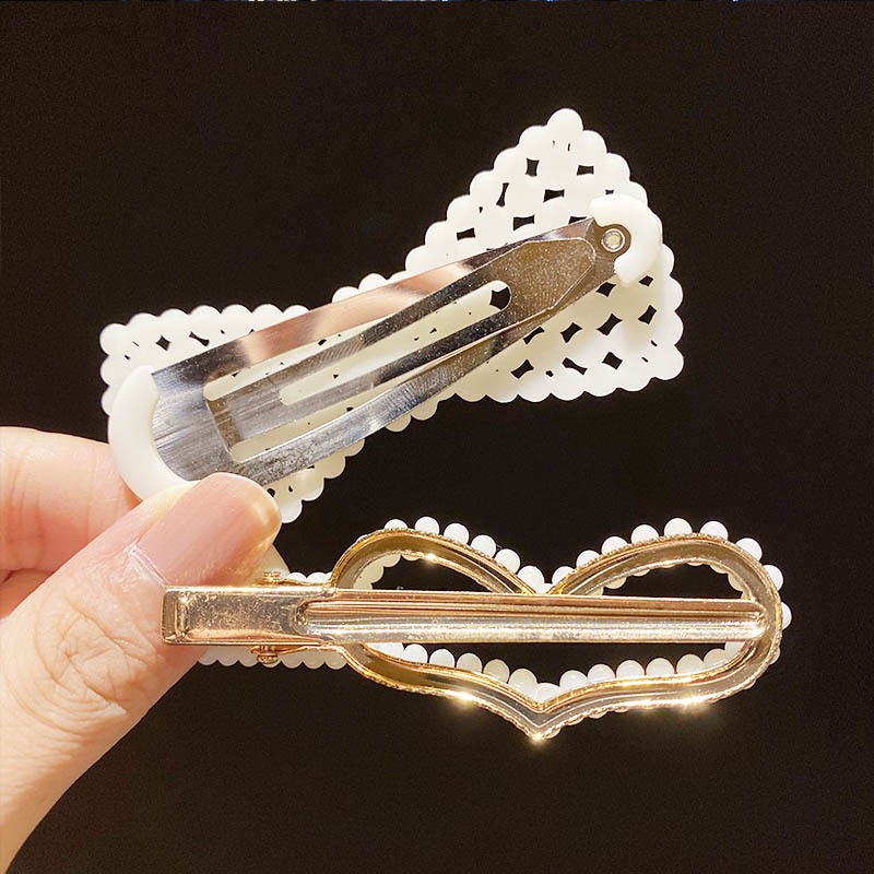 Set 5 Kẹp Tóc CHLINS Đính Ngọc Trai Đơn Giản Phong Cách Hàn Quốc Xinh Xắn