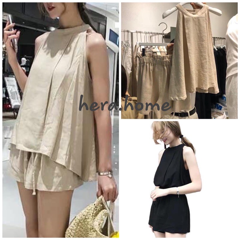 {Có Sẵn} Set yếm đũi 2 màu vintage kèm hình thật shop chụp cuối