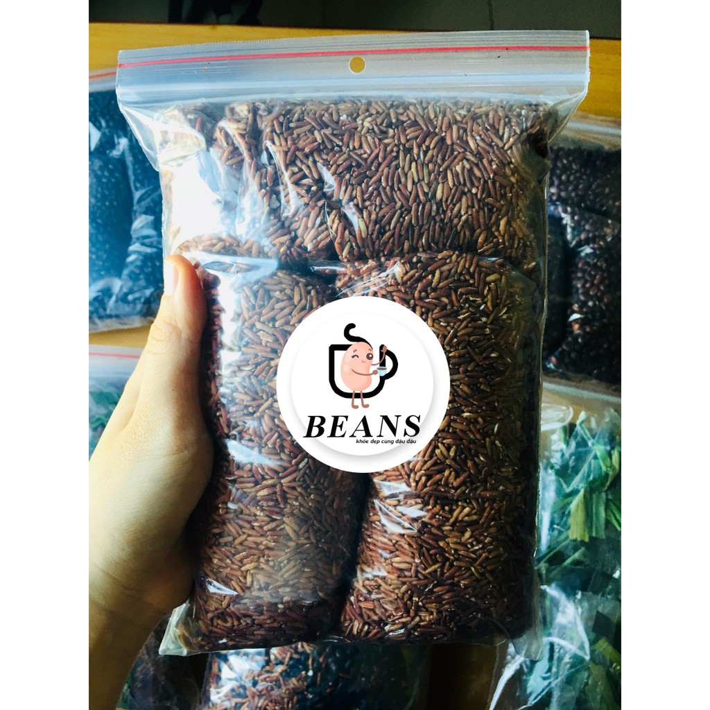 Trà gạo lứt rang than hồng BEANS, dùng pha trà hoặc ăn liền 500g