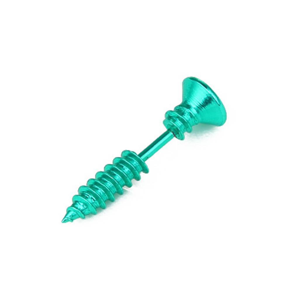 Bông tai hình đinh ốc bằng thép cao cấp thời trang không gây dị ứng