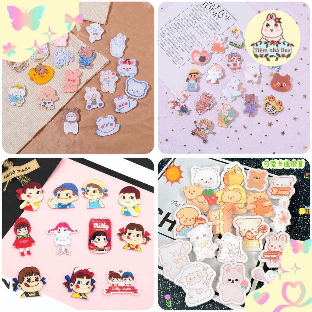 Huy hiệu balo, enamel pin cài áo nhiều mẫu dễ thương│ Nhựa cao cấp có lớp màng bảo vệ │ Xem thêm ở phần MÔ TẢ SẢPHẨM