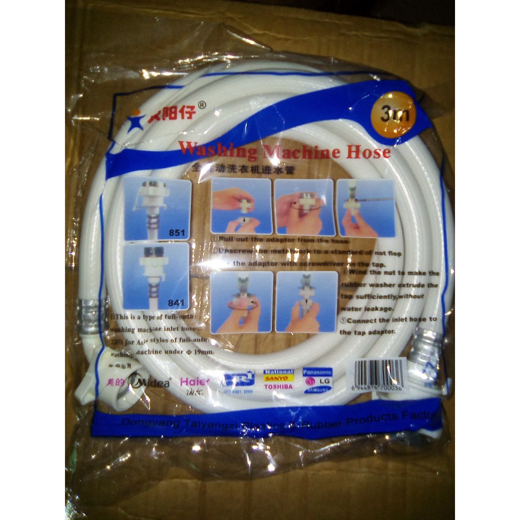 DÂY CẤP NƯỚC MÁY GIẶT 3m