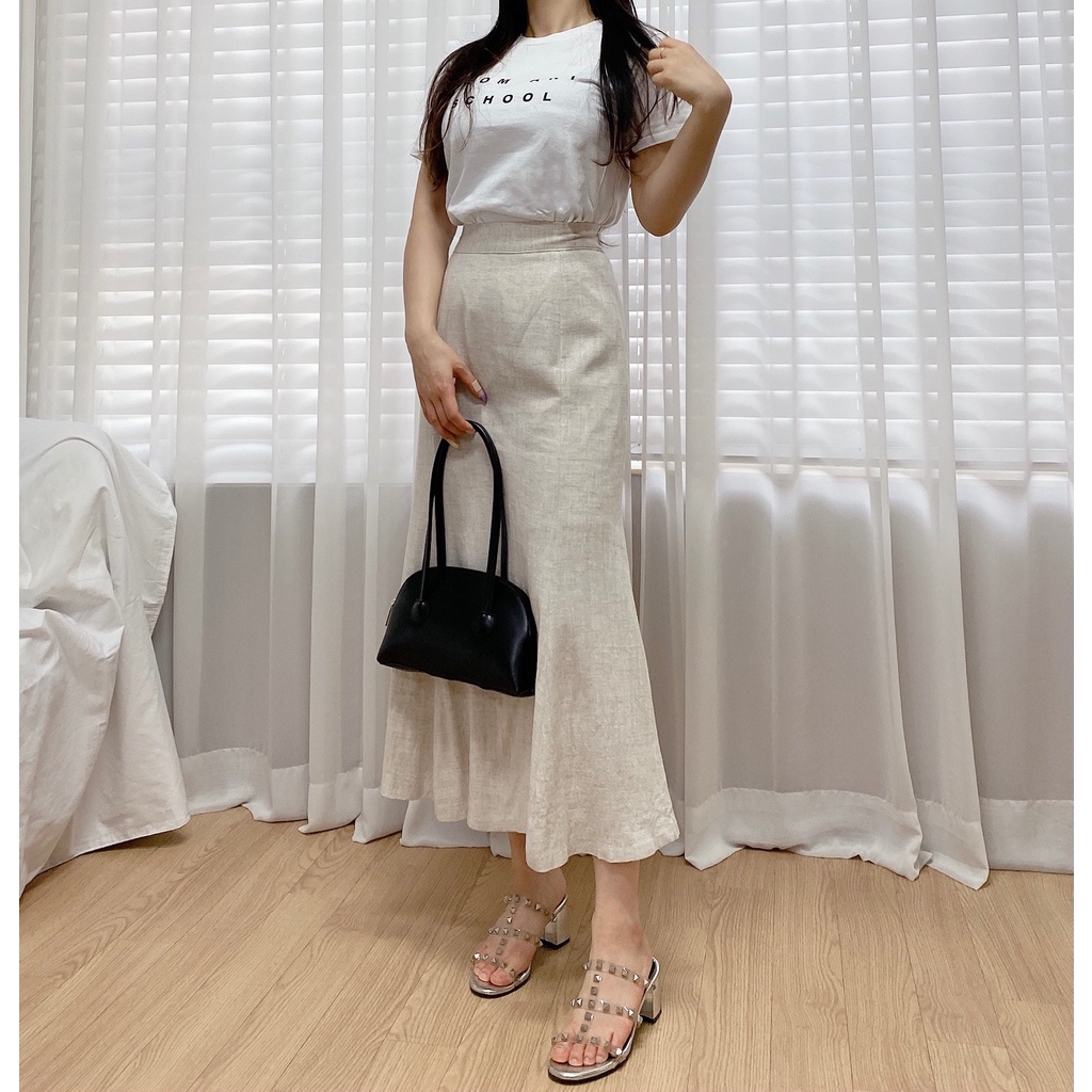 Chân Váy Dài Vải Lanh Thời Trang Mùa Hè Cho Nữ | BigBuy360 - bigbuy360.vn