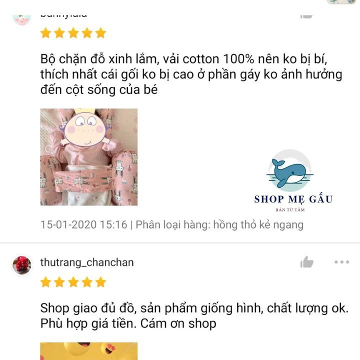 [FREESHIP]  BỘ GỐI LÕM VÀ CHẶN MONMON CHỐNG BẸT MÉO ĐẦU RUỘT VỎ ĐỖ CAO CẤP HÀNG VIỆT NAM 20*25CM