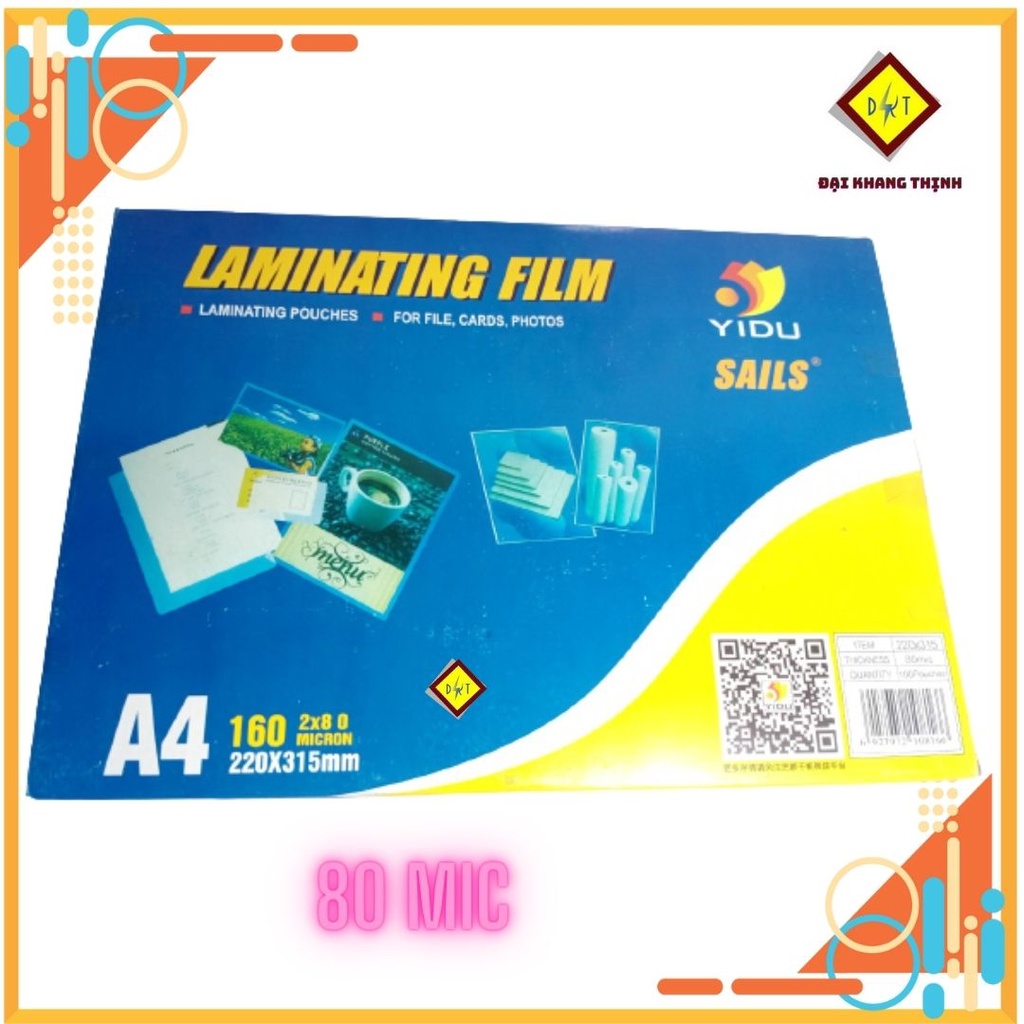 Màng ép nhựa Plastic A4 55mic 80mic 100mic 125mic CAM KẾT CHẤT LƯỢNG