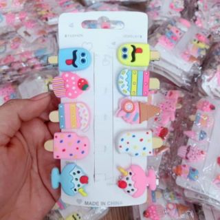 Vỉ 10 kẹp tóc cho bé gái