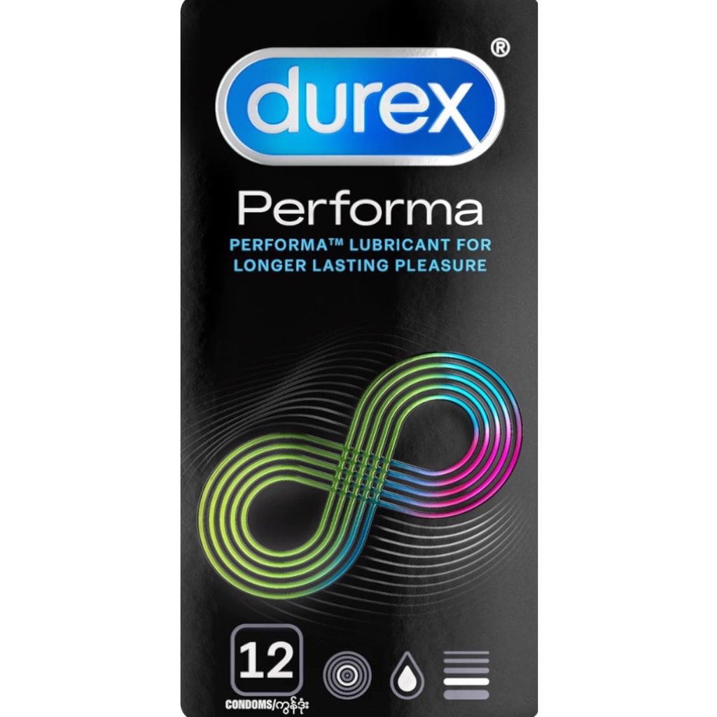 Ba cao su Durex PHIÊN BẢN MỚI - COMBO 5 HỘP- (Invisible, Performa, Fetherlite, Pleasuremax, Kingtex)