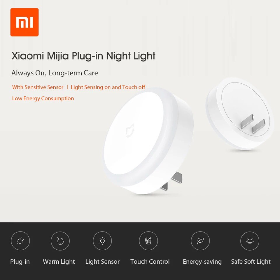 [SMART HOME] Đèn ngủ cảm biến ban đêm Xiaomi Mijia MJYD04YL tiết kiệm điện,đèn tường phòng ngủ, phòng khách, cầu thang