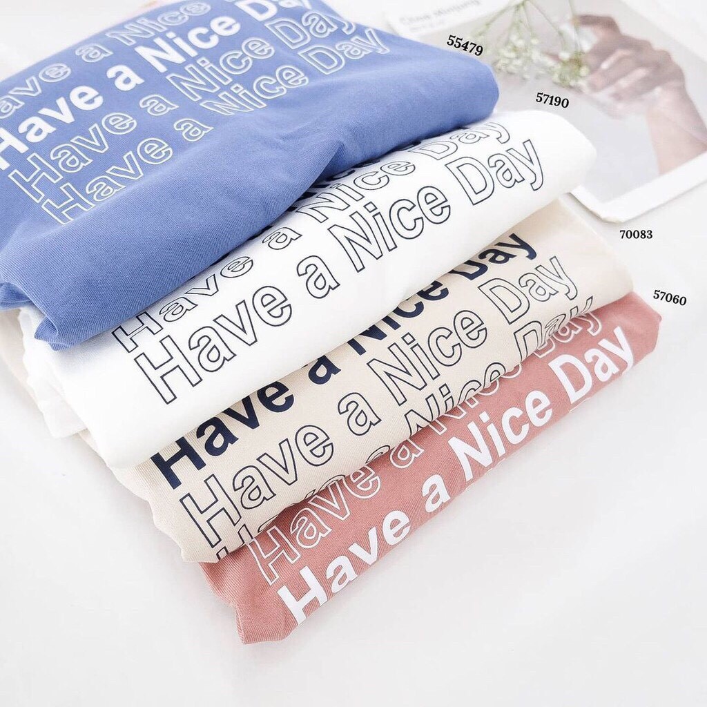 Áo phông Have a nice day form rộng 2T UNISEX P2 | BigBuy360 - bigbuy360.vn