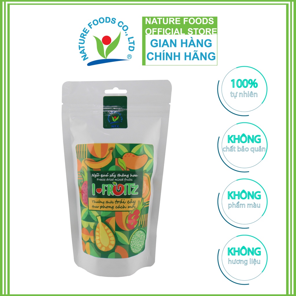IFRUITZ - Ngũ quả sấy thăng hoa - túi 50gr