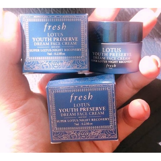 Kem dưỡng đêm FRESH Lotus Youth Preserve Dream Face Cream