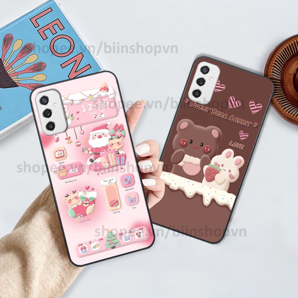 Ốp Samsung M52 5G in hình gấu chocolate kẹo ngọt siêu đẹp siêu xinh