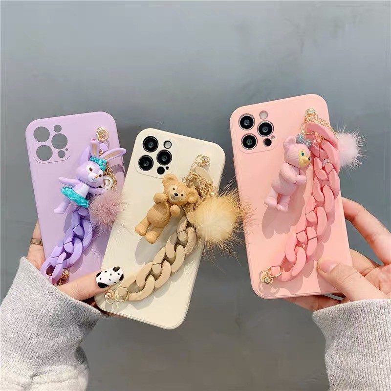 Ốp Điện Thoại tpu Hình Gấu Bông Dễ Thương Cho iphone 7 7 plus8 8plus xr x / xs xs max 11 11 pro 11 pro max 13 pro max 14pro max 14 plus