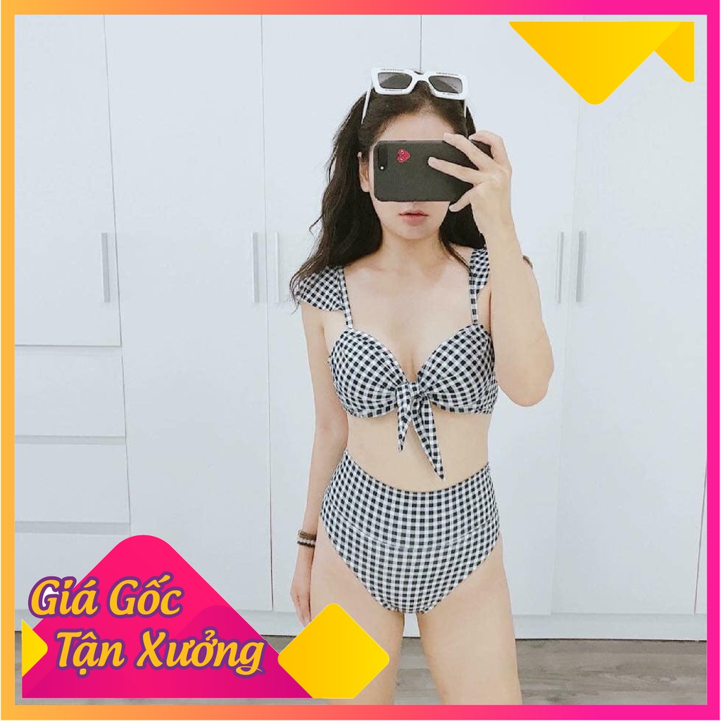 Bikini 2 mảnh cúp ngực 2 dây, bộ bơi rời đi biển cho nữ áo gọng bèo vai BIkini191