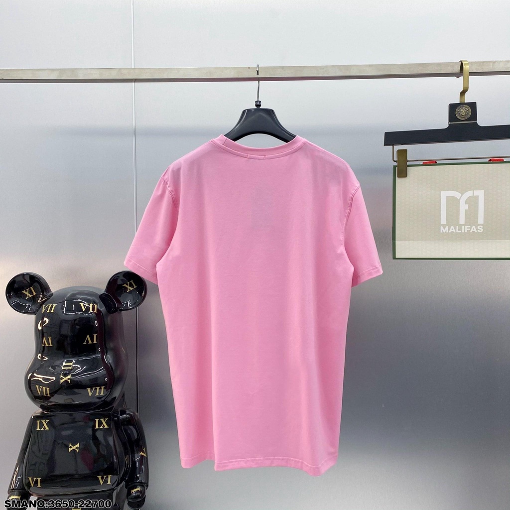 Áo Thun Nam Nữ BBR Duy Nhất Màu Hồng Họa Tiết In Chữ - Áo Phông In Đơn Giản