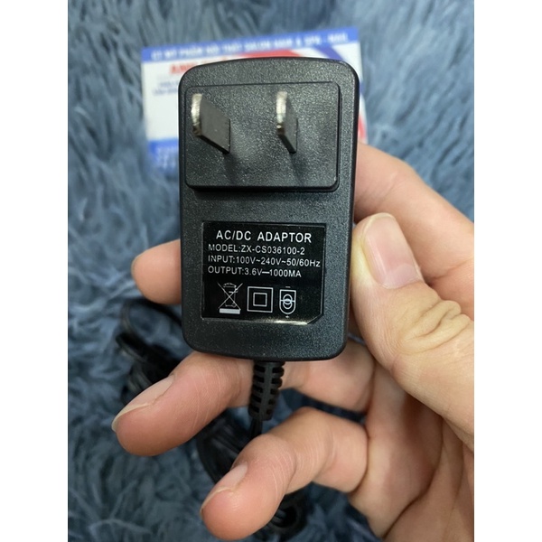 Sạc tông đơ PCS 3.6V-1000mA