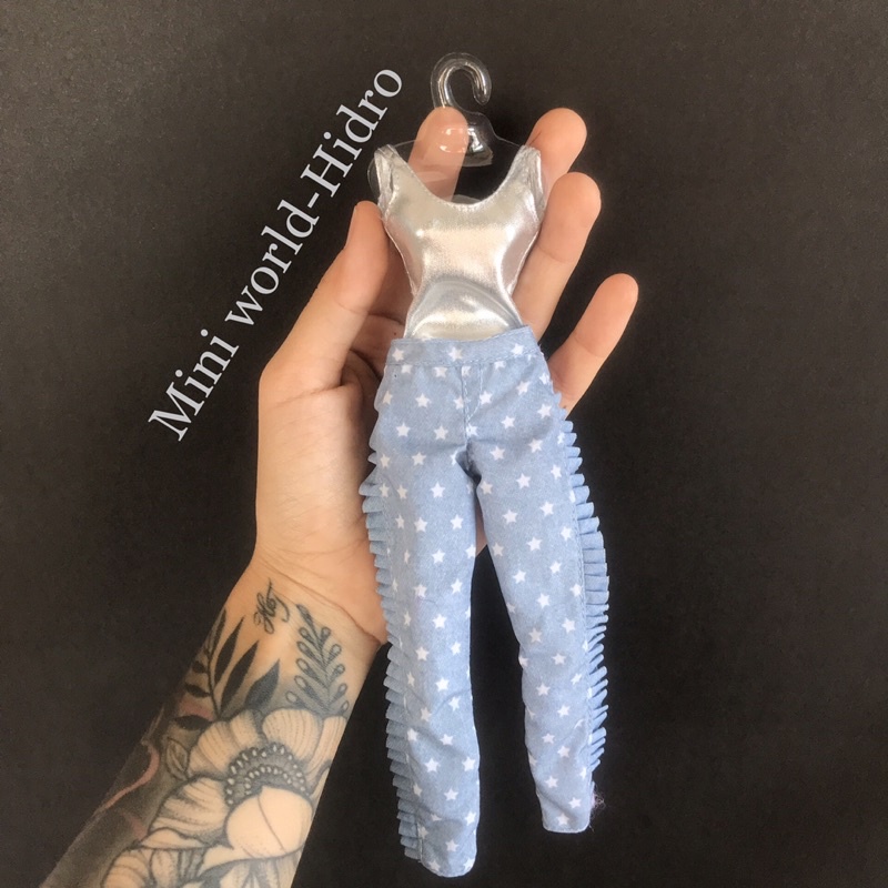Combo 5pcs Manocanh nửa người trong suốt dùng cho búp bê barbie hoặc các loại size 30cm móc quần áo váy búp bê