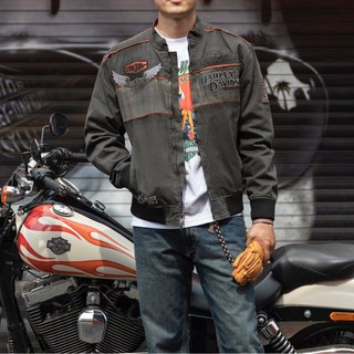Áo Thời Trang Nam Bomber Jacket Harley Davidson - Chính Hãng