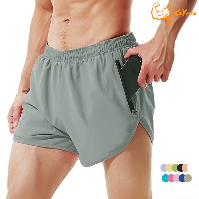 Quần Short Đùi Thể Thao Nam Baggy Big Size Co Giãn Trơn Có Túi Khóa Kéo Thun Lạnh Tập Vải Thoáng Nhanh Khô Cao Cấp Thấm Hút Mồ Hôi Tốt Streetwear Nhiều Màu Chuẩn Form Chạy Bộ Chuyên Phong Cách Thể Dục Bóng Rổ Bóng Đá Cầu Lông Combat