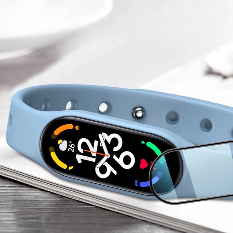 Miếng Dán Bảo Vệ Màn Hình 3D Cho Mi Band 7 6 5 Xiaomi Miband 5 6 7 Miband 7