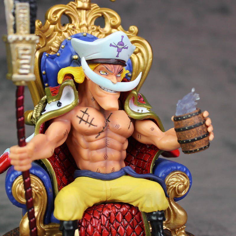 Mô hình One Piece Tứ Hoàng Kaido, Shank, Bigmom, Râu trắng ngồi ghế cao 26cm