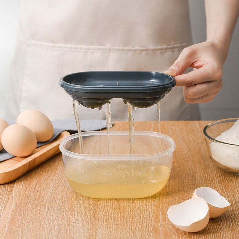 kiss Plastic Egg Separator White Yolk Sifting Home Kitchen Chef Dining Cooking Gadget Kitchen Egg White Separator