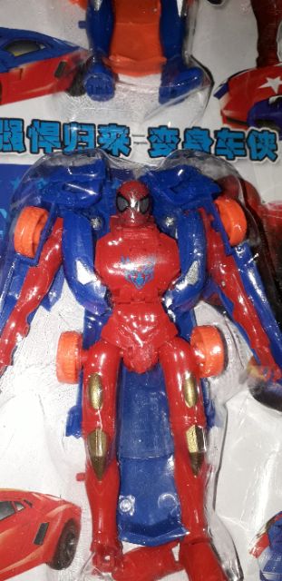 Lắp ráp siêu Anh hùng biến thành xe bằng nhựa rất đẹp