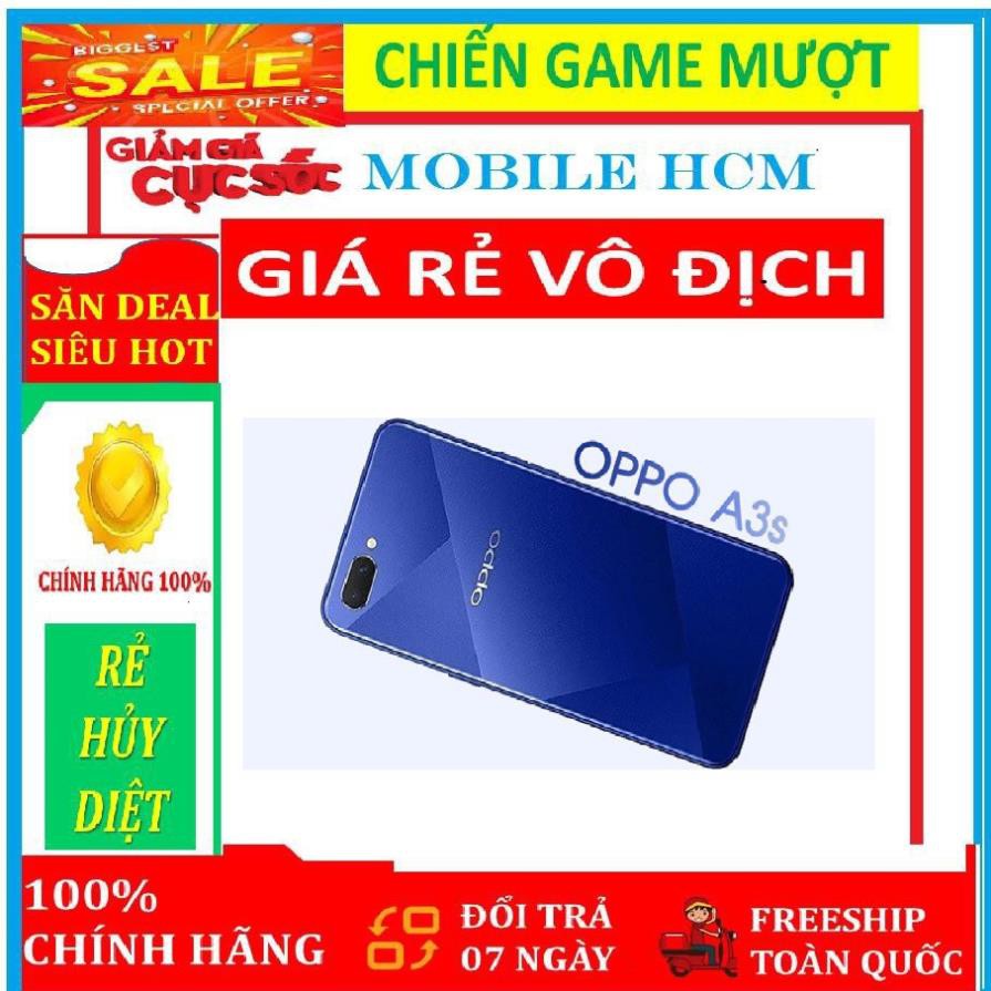 điện thoại CHÍNH HÃNG Oppo A3S ram 3G Bộ nhớ 32G mới Fullbox - Bảo hành 12 tháng