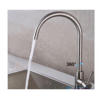 Vòi rửa chén nóng lạnh cao cấp Inox 304