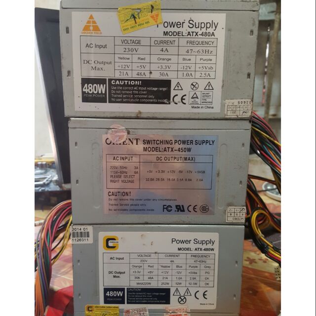 Nguồn công suất thực 450w 550w thanh lí giá rẻ