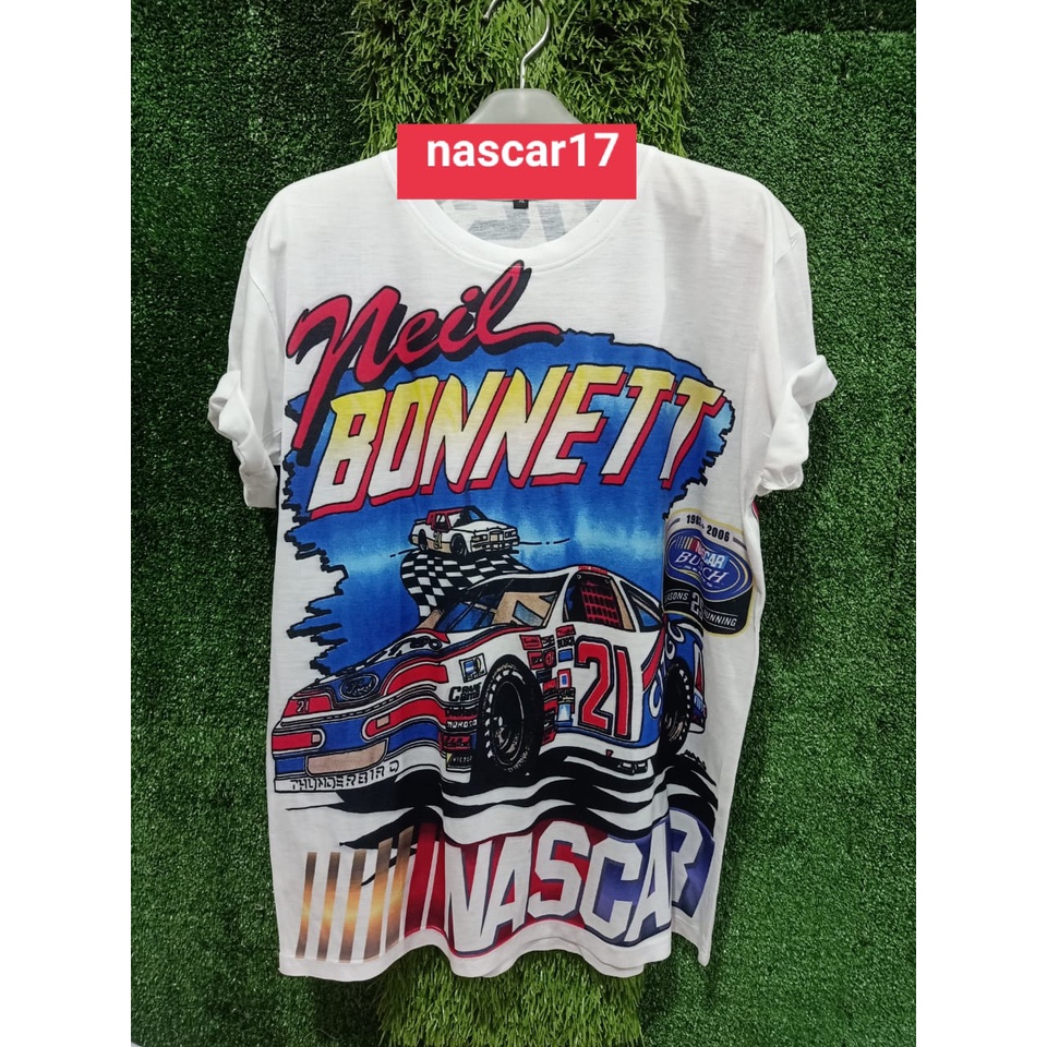Áo Thun In Hình Xe Đua nascar series 17-22 DS BANGKOK DISTRO Cỡ Lớn XXL