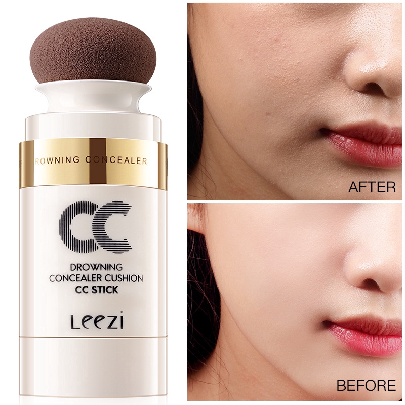 LEEZI Make Up Mushroom Air Cushion BB Cream Concealer Long Lasting Brightening Skin CC Cream