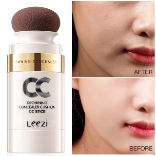 [Hàng mới về] Kem CC LEEZI đầu hình nấm trang điểm làm sáng da che khuyết điểm lâu trôi