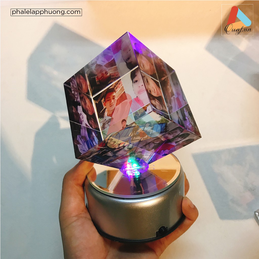 Pha lê lập phương in hình ELATO MP2