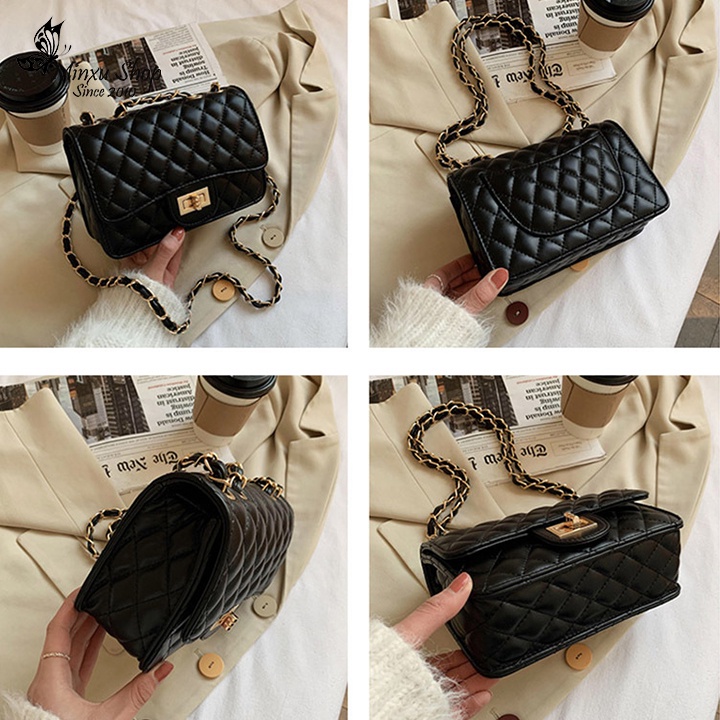 Túi Xách Đeo Chéo Nữ, Túi Hộp Cao Cấp Đi Chơi, Đi Tiệc Sang Choảnh Chất Liệu Da PU TD10