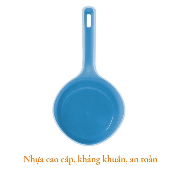 Ca gáo nhựa múc nước, cao cấp, kháng khuẩn Notoro Nhật Bản, tắm cho bé, cho nhà tắm, tiện dụng Vapu HCM