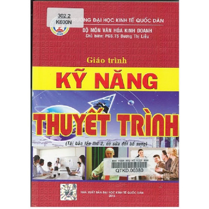 Sách - giáo trình kỹ năng thuyết trình - Đại học kinh tế quốc dân
