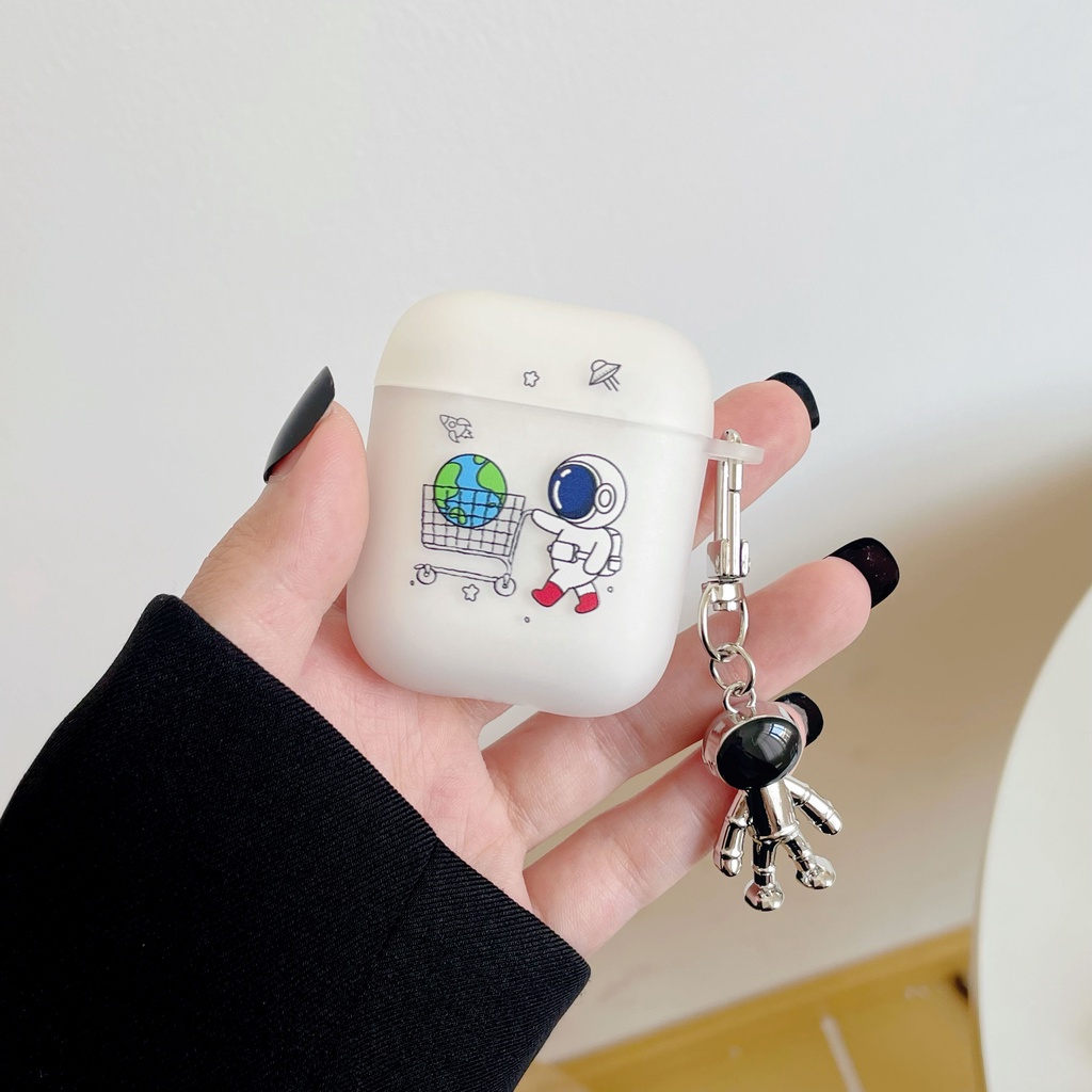 Vỏ Bảo Vệ Hộp Sạc Tai Nghe AirPods3 AirPods3 Pro AirPods2gen Họa Tiết Du Hành Gia Cầm Xe Ngộ Nghĩnh Ốp