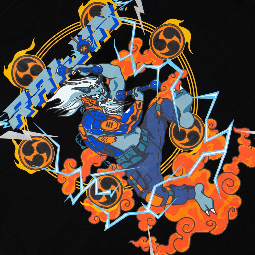 Áo thun Lôi thần - Đen - Street Gang