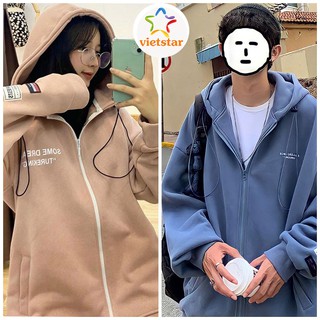 Áo khoác nỉ form rộng có mũ somedream áo khoác unisex hot trend_vietstar