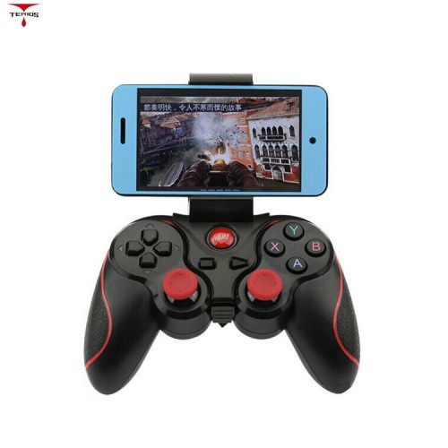 FREESHIP Tay cầm chơi game bluetooth kèm giá đỡ T3/X3 tặng kèm túi đựng điện thoại chống nước NEW 2019