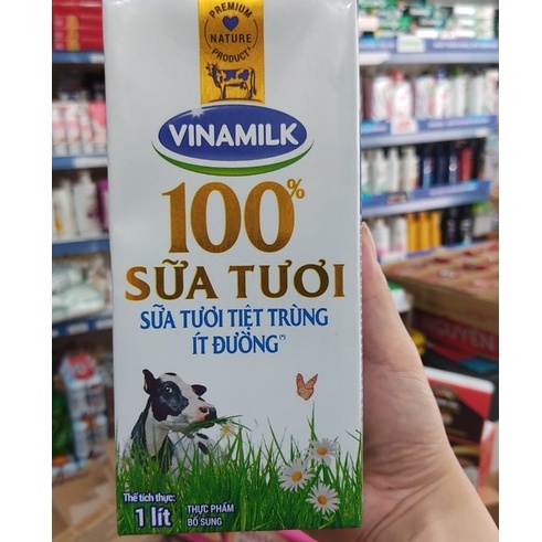 Sữa tươi tiệt trùng Vinamilk 100% hộp 1 lít