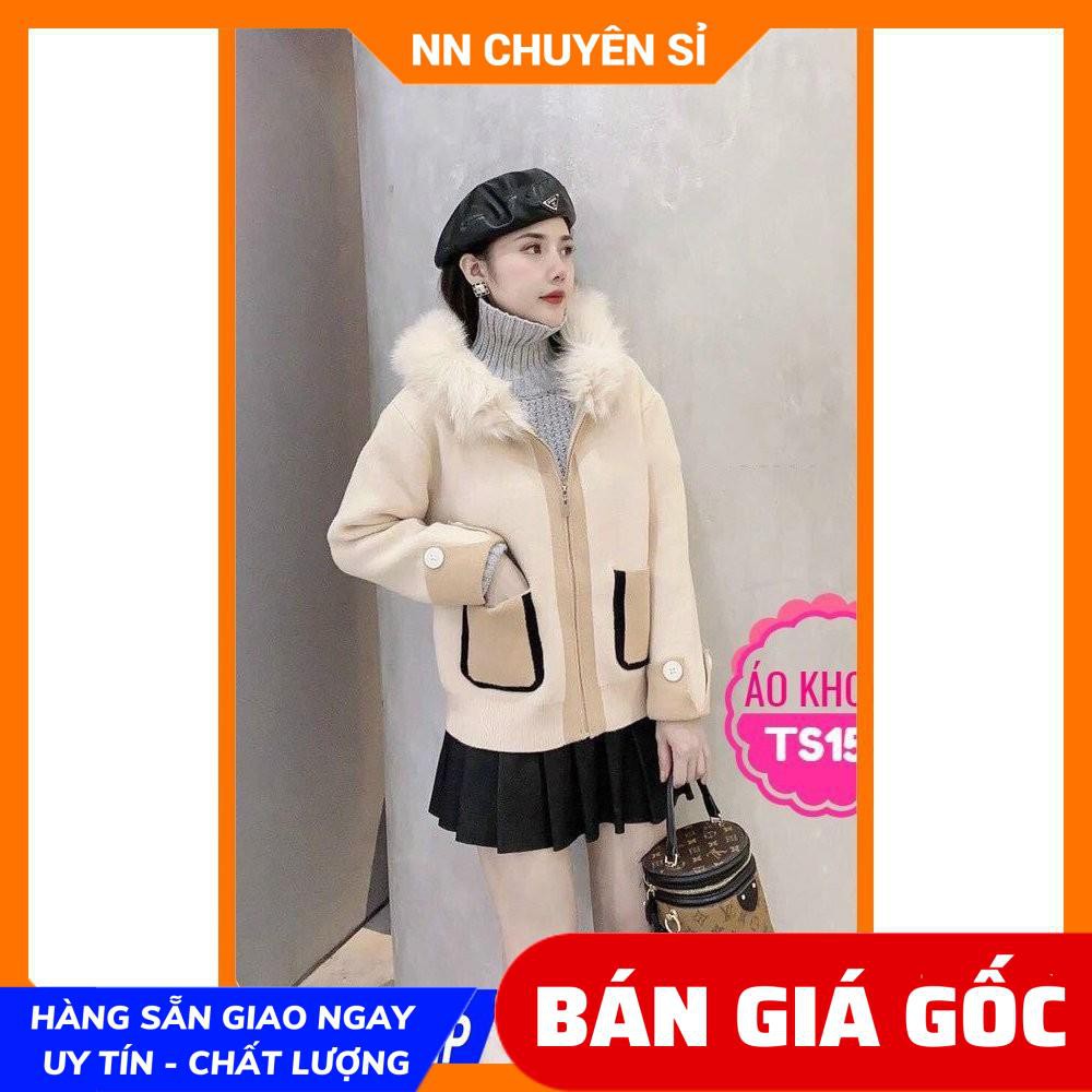 ÁO KHOÁC DẠ CỔ PHỐI LÔNG SIÊU SANG CHẢNH TS159 ⚡ẢNH THẬT⚡ HÀNG ĐẸP⚡ ÁO KHOÁC NỮ