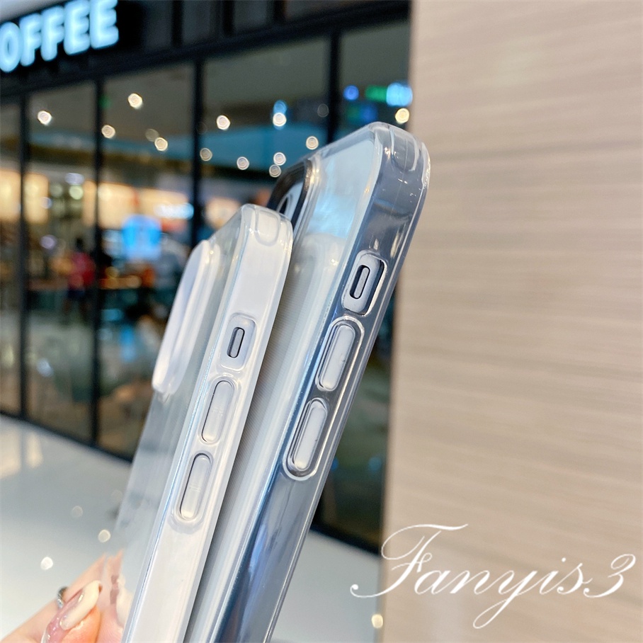 Ốp Điện Thoại Mềm Trong Suốt Chống Sốc 3 Trong 1 Cho iPhone 13 12 11 Pro Max XS Max XR X XS 8 7 Plus