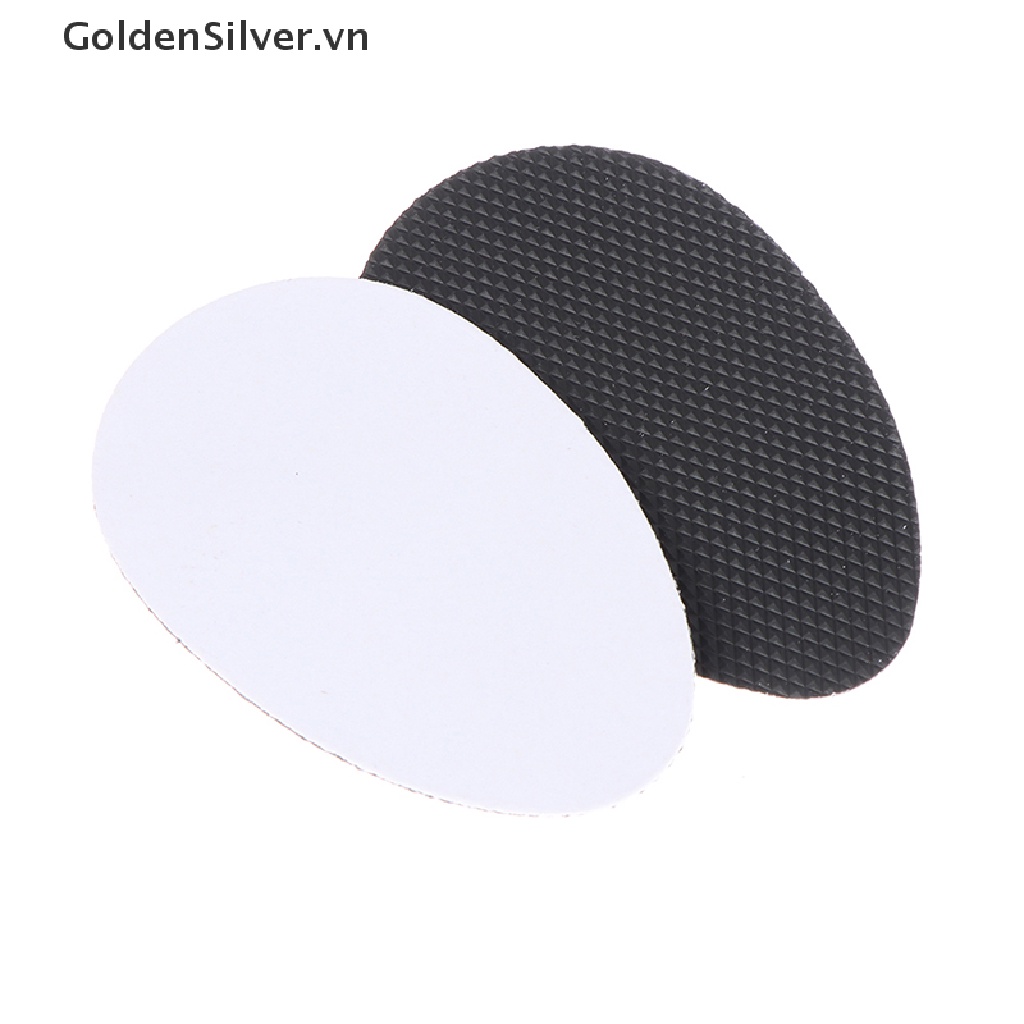 Set 5 Cặp Đệm Lót Giày Cao Gót Chống Trượt Màu Vàng Đồng
