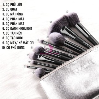 Bộ Cọ FOCALLURE Makeup Brushes Kit (10 Cây)