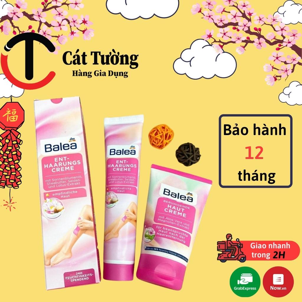 Combo Kem Tẩy Lông Và Kem Dưỡng Sau Wax Làm Dịu Da Balea Nhập Đức