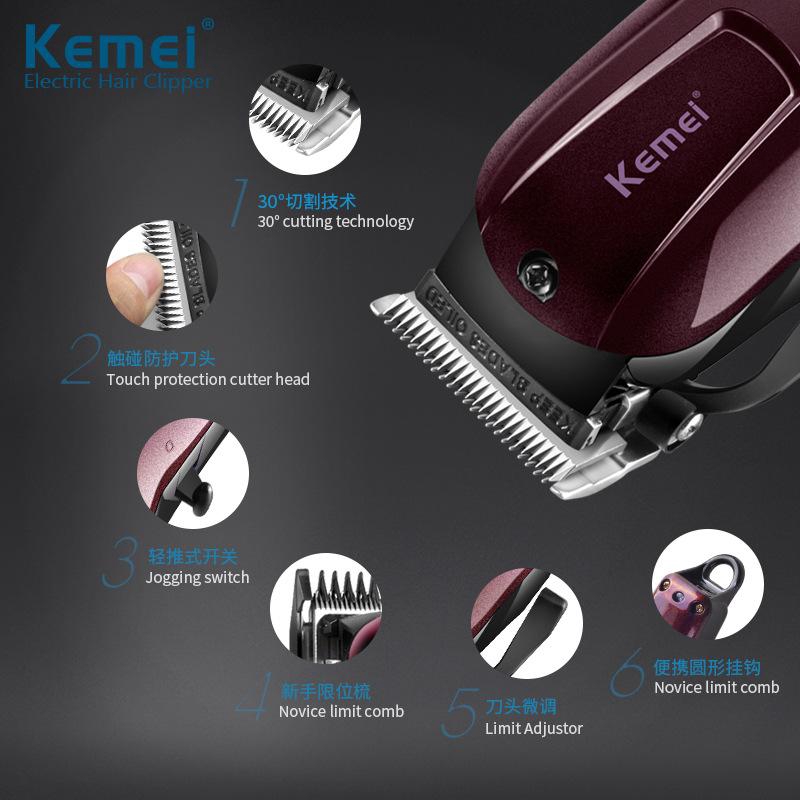 Tông đơ cắt tóc không dây chuyên nghiệp Kemei KM-2600 NEW 2018 - Hàng nhập khẩu